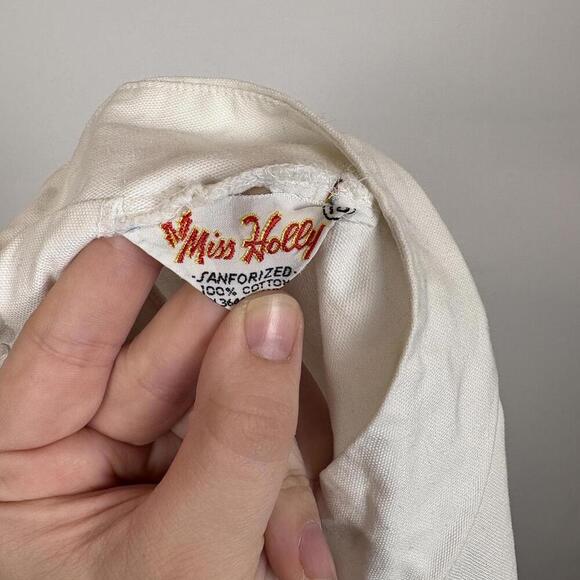 Miss Holly Kids Vintage Shift Dress size: 10 100% Cotton Mini Dress - Picture 8 of 8